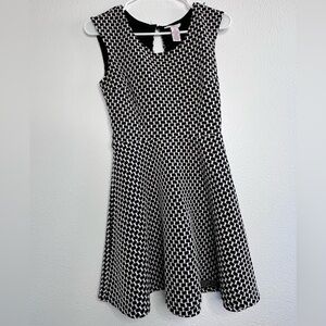 Candies Black and White Sleeveless Dress sleeveless size M